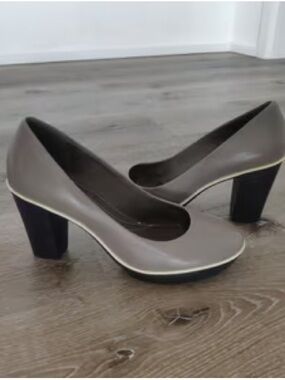 Camper Leather Block Heel Size 39